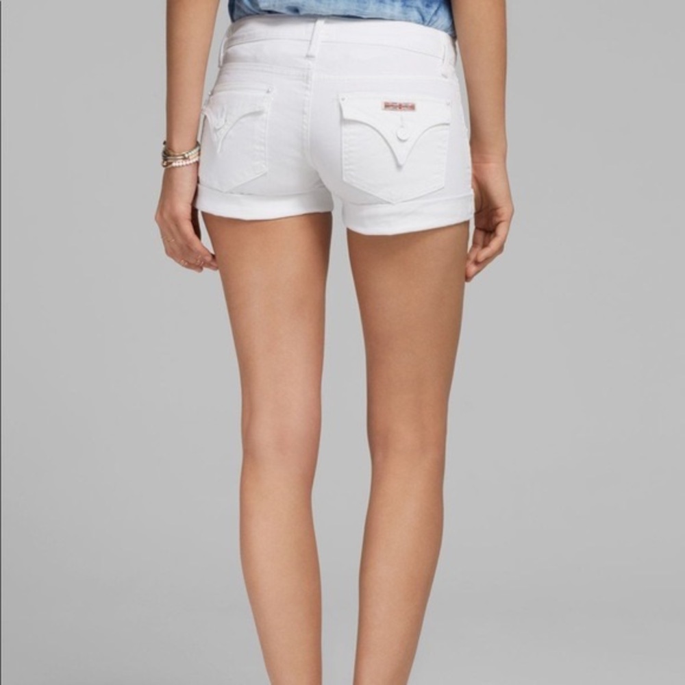 Hudson Jean Shorts in White Size 25